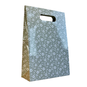 A4 méretű ajándéktasak hölgyeknek, 5 db-os matricaszettel