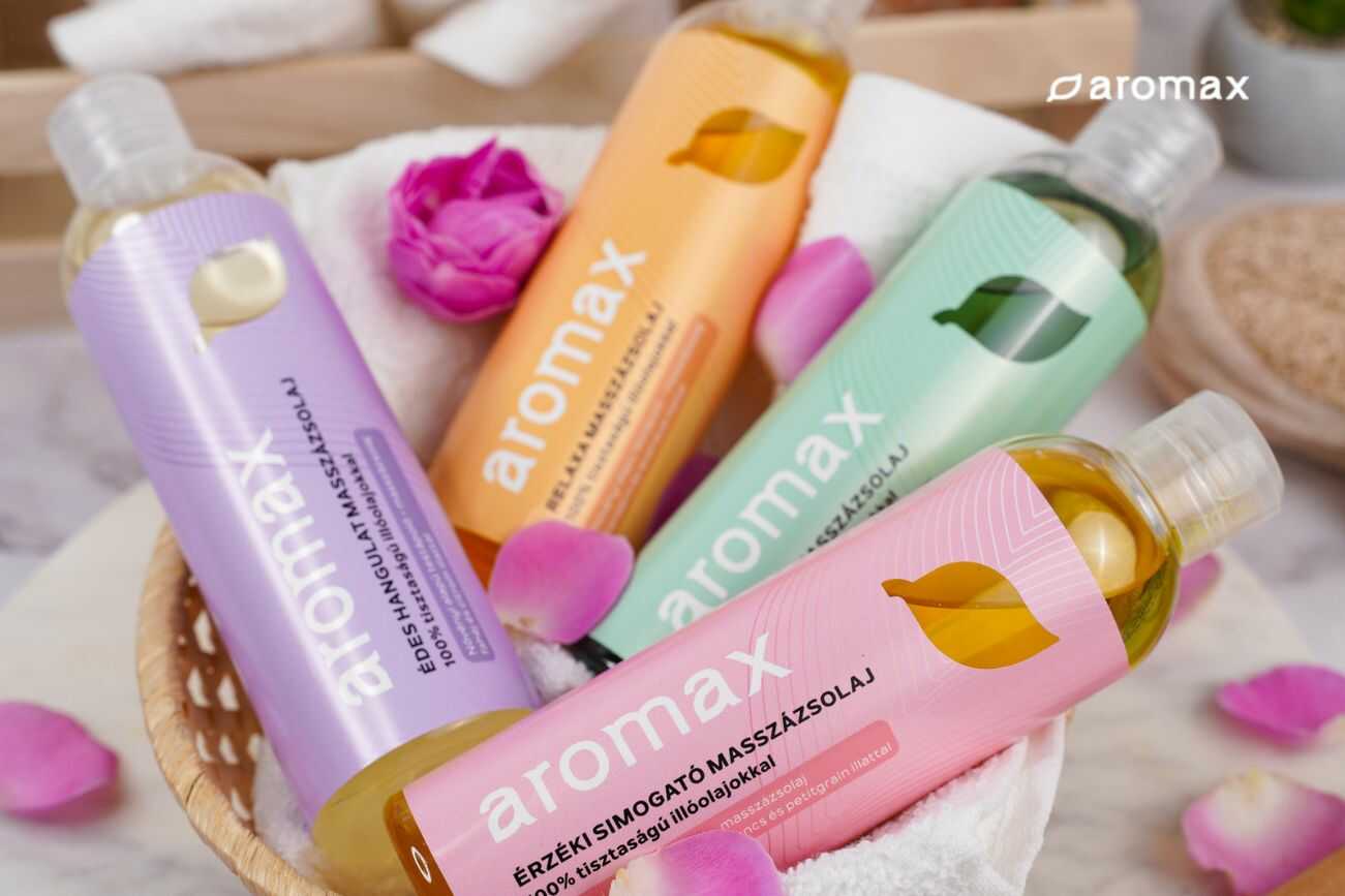 Testi és lelki felüdülés: Készíts egyedi masszázsolajat az Aromax bázis- és illóolajaiból!