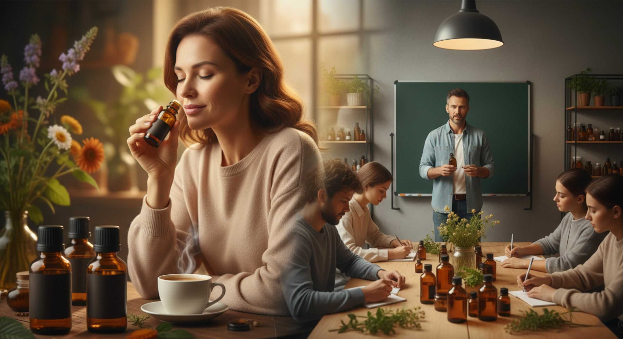 Oktatás az aromaterápia iránt érdeklődők számára